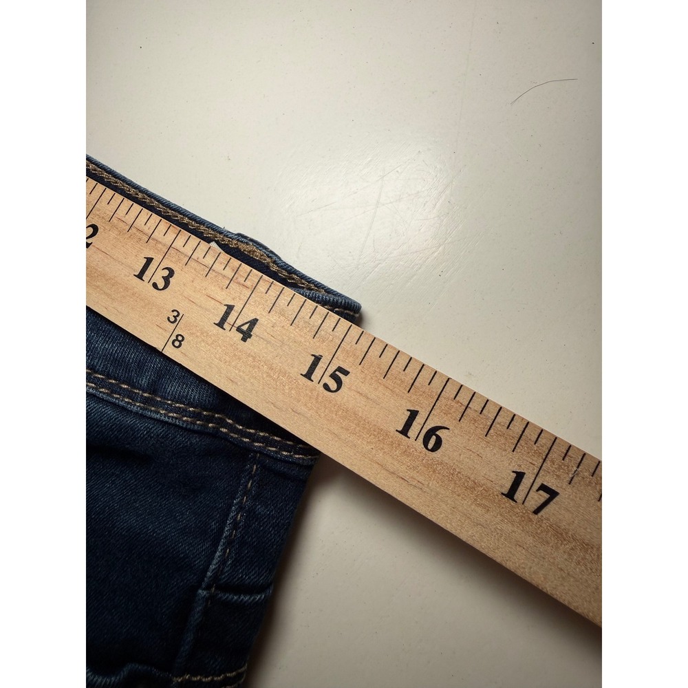 Royalty Jeans Women 10 Blue WannaBettaButt Skinny Denim Dark Wash Stretch Pants - Picture 6 of 8